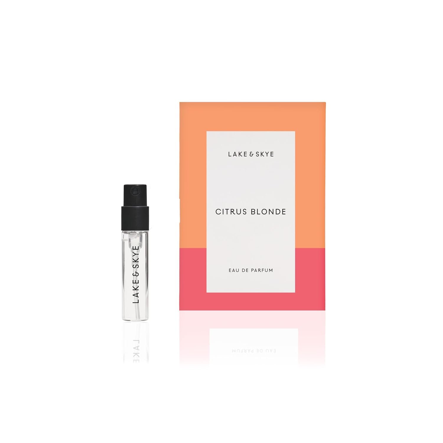 Lake & Skye Citrus Blonde 2mL Eau de Parfum Sample – Bergamont, Cedarwood, Floral, Fruity, Vegan, Paraben-Free, Cruelty-Free