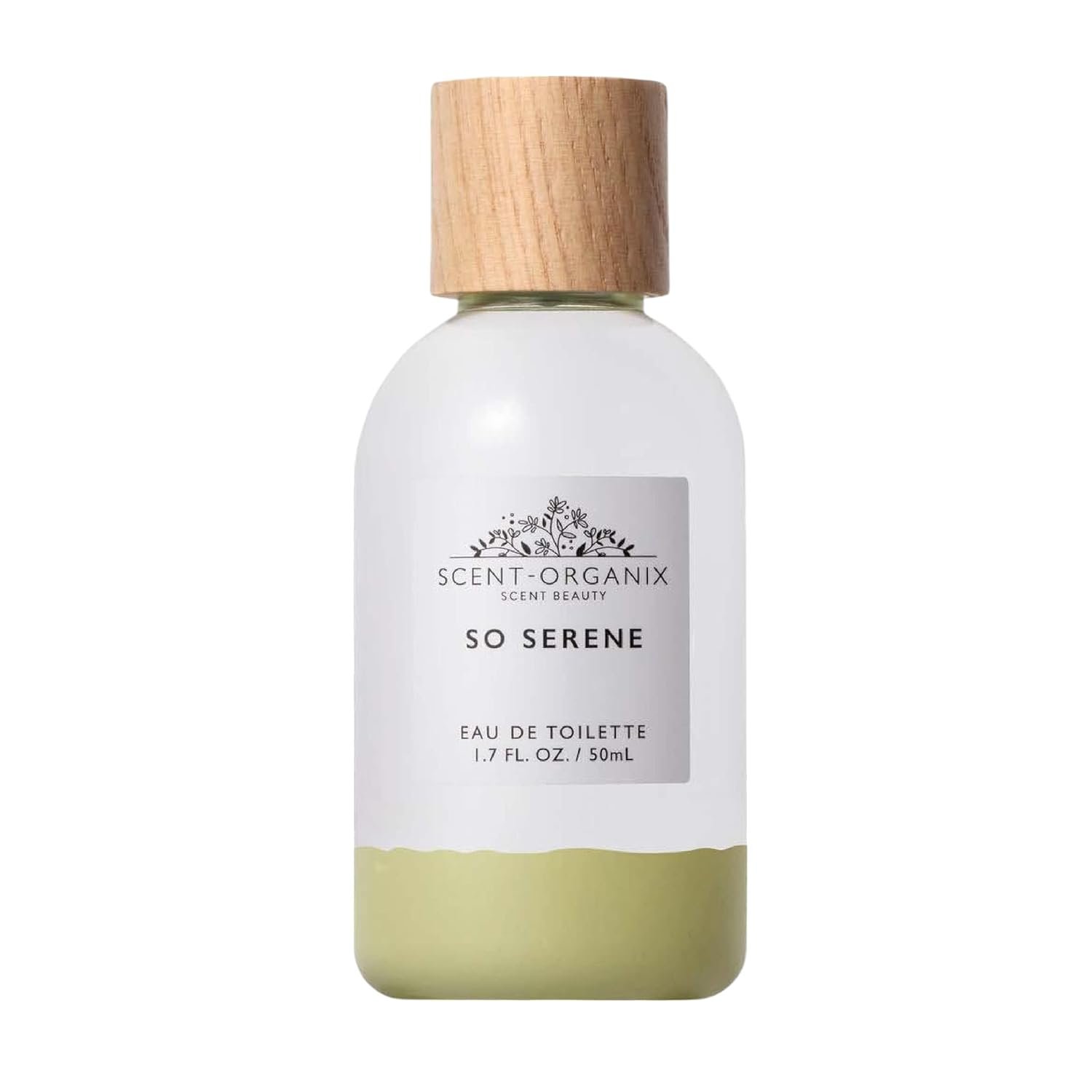 Scent-Organix So Serene Perfume for Men & Women – Citrusy and Fruity Scent with Notes of Mandarin, Wild Freesia & Green Tea – Non-Toxic, Vegan & Biodegradable Perfume – 1.7fl Oz