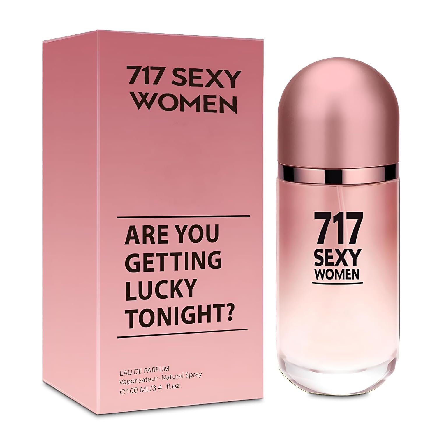 Women Perfume 717 Sexy Women Eau de Parfum Natural Spray Elegant Scent Fragrance for all Skin Types 3.3 Fluid Ounce