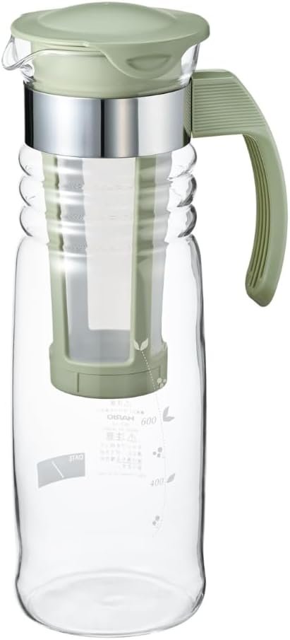 Hario “Mizudashi” Cold Brew Tea Maker, 1200ml, Smoky Green