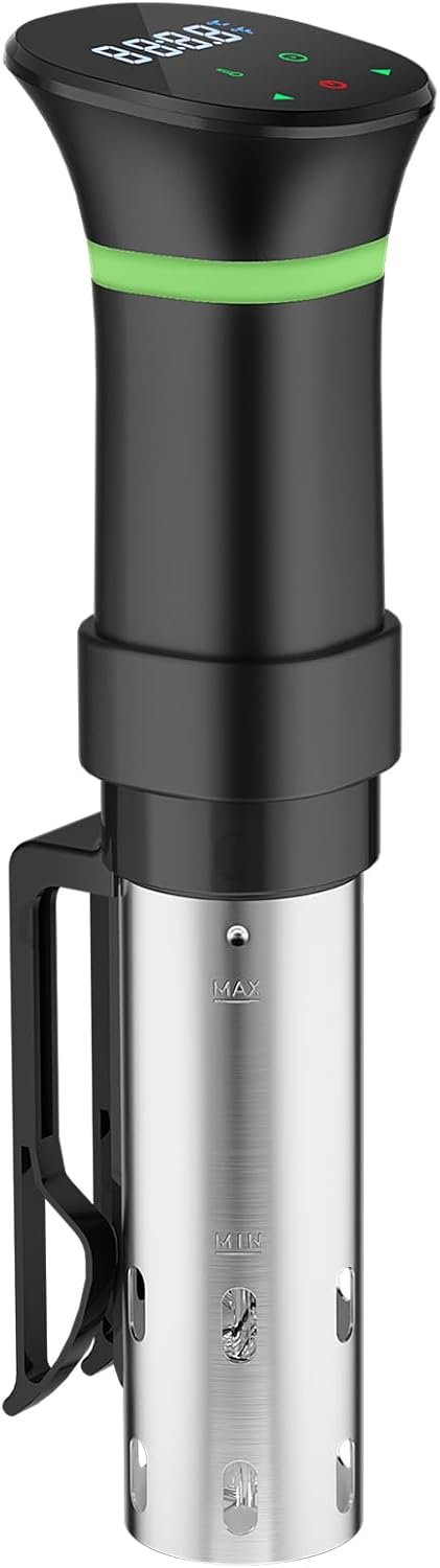 Sous Vide Machines, Sous Vide Cooker, 1000 Watts Immersion Circulators with Recipe, Accurate Temperature and Time Control