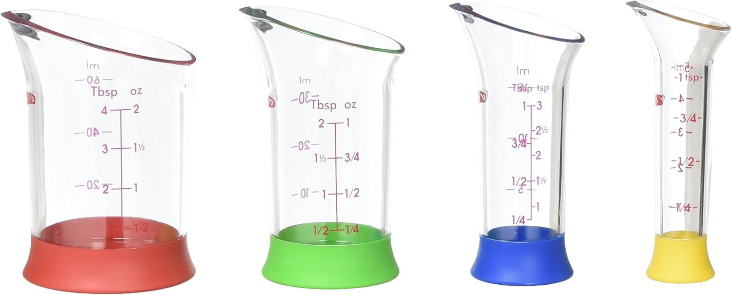 OXO Good Grips 4-Piece Mini Measuring Beaker Set