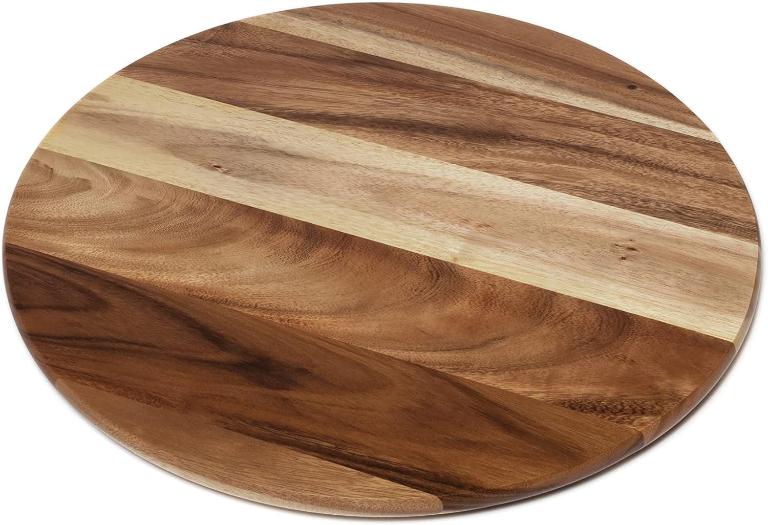 Lipper International 1200 Acacia Natural Finish Grand 20″ Turntable Lazy Susan for Table – Convenient & Stylish Acacia Wood Design for Family Dining, Pantry, Counter or Craft Room