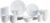 Mikasa Delray 40-Piece Bone China Dinnerware Set, White Round Dishes for 8 – Dinner Plates, Salad Plates, Cereal Bowls, Fruit Bowls and Mugs