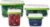Rubbermaid FreshWorks Produce Saver, Medium and Large Storage Containers, With Lids, 8-Piece Set