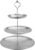 Stainless Steel 3 Tier Cupcake Stand, Tiered Trays Three Layer Cake Stand 3 Tier Serving Tray Platters for Pastry Dessert Candy Fruit Tea Party Wedding Platter (Silver)