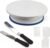 6 Pcs Cake Stand Set, Cake Decorating Supplies, 11 Inch Rotating Cake Turntable for Decorating, Cake Spinner, Cake Decorating Tools, Cake Decorating Kit, Gift Set Baking Supplies