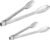 Rocky Mountain Goods Kitchen Tongs Set 12” & 9” – Stainless Steel Tongs for Cooking, Baking, Serving, Grilling – Easy Lock Ring – Rust-Proof – Dishwasher Safe