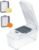 Glad 2-in-1 Vegetable Chopper – 1.8 Quart Food Chopper with 2 Interchangeable Blades (1/4″ & 1/2″) – Onion Dicer and Veggie Cutter for Meal Prep, Dishwasher Safe Kitchen Gadget