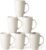 AmorArc Large Coffee Mugs Set of 6, 16oz Ceramic Tall Coffee Mugs Set with Textured Geometric Patterns for Coffee/Tea/Beer/Hot Cocoa, Dishwasher & Microwave Safe,Beige