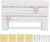 Kitchen Cling Film Rack, Plastic Wrap Dispenser with Cutter, Wall Mount Sauce Bottle Storage Rack, Multi Function Kitchen Cling Film Foil Dispenser with Screws for Household Kitchen Tool Rack(White)