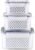 3Pack Fridge Food Storage Container Set with Lids with Strainer,Plastic Fresh Produce Saver Vegetable Fruit Meat Storage Organization, BPA-Free Plastic Produce Keepers(3.15L+1.7L+0.8L)