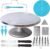 12 Inch Aluminium Alloy Revolving Cake Stand, Rotating Cake Turntable for Cake, Cupcake Decorating Supplies (35Pcs)