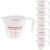 8 Pcs 1 Cup Capacity Plastic Measuring Cup, 8 Oz/250 ml Clear Graduated Measuring Cups Plastic Mug with Spout and Handles Ounce and Ml Cup Marking for Recipe Ingredient, Flour, Water, Liquid