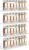 FEMELI Acrylic Wall Mount Spice Rack – 15 Inch, 4 Pack Hanging Spice Rack Shelf for Cabinets, Cupboard or Pantry Door, Kitchen Organizer