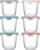[UPGRADED LID] 6 Sets 3 Cup/24oz Borosilicate Glass Meal Prep Containers with Lids, Food Storage Bowl Jars for Soup Leftover Meal Lunch Oats Fruit Deli Salads – Microwave, Oven, Freezer Safe -BPA Free