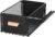 MEKOTRICIN Pull Out Cabinet Organizer, Slide Out Drawer Organizers Storage Fixed with Adhesive,Sliding Pantry Shelves with Handle for Kitchen Cupboard Bathroom Home, 9.4×6.7in, Black