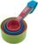 FARBERWARE 5-Piece Measuring Cup Set with Coffee Scoop, Durable Plastic Nesting Measuring Cups with Easy-Read Markings, BPA-Free, Dishwasher Safe