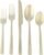 Gibson Elite Earlston 20-Piece Flatware Silverware Set – Stainless Steel Utensils – Forks, Spoons, Knives – Service for 4 – Matte Champagne Gold