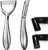 Vegetable Peeler Stainless Steel，Ultra Sharp Potato Peelers for Kitchen, Premium Veggie Fruit Peeler, Carrot Peeler, Rotary Serrated Blade, Thickened Non-Slip Ergonomic Handle(5-year warranty)