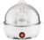 BELLA Rapid Electric Egg Cooker and Omelet Maker with Auto Shut Off, for Easy to Peel, Poached Eggs, Scrambled Eggs, Soft, Medium and Hard Boiled Eggs, 7 Egg Capacity Tray, Single Tier, White