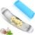 Cook Guy Garlic Press Rocker Set -304 Stainless Steel Premium All-Steel Garlic Mincer, Crusher, Peeler, and Scraper Tool for Effortless Mincing –Dual-Handle Garlic Grinder(B0201)