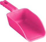 Vikan Remco 63001 Color-Coded Plastic Hand Scoop – BPA-Free Food-Safe Kitchen Utensils, Restaurant and Food Service Supplies, 16 oz, Pink
