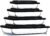 Nestl 8pc Glass Baking Dishes for Oven, Glass Food Storage Containers with Lids, Leakproof Casserole Dishes for Oven with Lid, Cooking, Microwave Oven Freezer Safe Bakeware, 9×13 Lasagna Pan Black