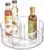 iDesign Recycled Plastic Lazy Susan Turntable Organizer Pantry, Bathroom, General Storage and More, The Linus Collection, 11.5″, Clear