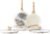 Kordisen Ceramic Nonstick Frying Pan Skillet Set with Lid, 3 Piece Ceramic Pans for Cooking Non Toxic, Healthy Induction Cookware, Stay-Cool Handle, PFOA & PFAS Free (8 Inch, 9.5 Inch, 11 Inch)