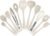 Kitchen Utensil Set – 11 Cooking Utensils – Colorful Silicone Kitchen Utensils – Nonstick Cookware with Spatula Set – Colored Best Kitchen Tools Kitchen Gadgets (Khaki)