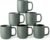 AmorArc 14oz Coffee Mugs Set of 6, Ceramic Coffee Mugs with Large Handle & Wavy Rim for Latte/Hot Cocoa/Tea, Stylish Coffee Mugs for Men Women. Oven,Dishwasher&Microwave Safe, Reactive Glaze