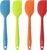 4 Pcs Silicone Spatula,Food Grade Rubber Spatula, Spatulas Silicone Heat Resistant, Used for Baking, Cooking, non Stick, Dishwasher Safe, BPA Free(26.8cm/10.55Inch)