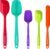 Barsone 5-Piece Silicone Spatula Set – Heat Resistant 446°F Food Grade BPA Free, Nonstick Cookware Safe Dishwasher Safe Kitchen Tools for Baking, Cooking, Stirring, Multicolor.
