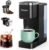 Tastyle Single Serve Coffee Maker, Iced and Hot Coffee Machine for K Cup & Grounds, Compact Design, 40oz Removable Water Reservoir, 6 to 24 Oz Brew Sizes, Fits 7.3″ Travel Mug, Black