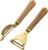 Potato Peelers,Premium 304 Stainless Steel Vegetable Peeler Set, Rosewood Handle For Kitchen, I and Y-shaped Peelers for Fruit Veggie Potatoes Carrot Cucumber，Ultra Sharp Rotary Blade(2-Piece)