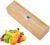 Uncle Jack Plastic Wrap Dispenser with Slide Cutter, Fit 13” Rolls, Bamboo Aluminum Foil Dispenser with Cutter for Wax Paper, Saran Wrap