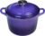 Dutch Oven Pot with Lid 2.8 qt Cast Iron Dutch Oven for Bread Baking Purple Enameled Cast Iron Rice Pot with Handels