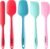 5-Piece Silicone Spatula Set–Food Grade Material, Withstands Extreme Heat Up to 600°F, Comfortable Ergonomic Grip for Safe and Easy Baking, Cooking, and Nonstick Pan Use, Dishwasher Safe
