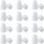 12 Pack Piping Bag Couplers, Standard Plastic Couplers for Piping Tips and Icing Nozzles