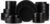 Herogo Dinnerware Sets with Pasta Bowls for 6, 24 Piece Dinner Salad Plates and Cereal Serving Bowls, Stoneware Dishes Dinner Ware for Home Kitchen, Dishwasher & Microwave Safe, Matte Black