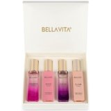 BellaVita Luxury Women’s Perfume Gift Set | 4x20ml | Notes of Floral, Sweet, Spicey Red Fruit, Vanilla & Musk | DATE, SENORITA, GLAM & ROSE | French Parfum | Best gift for Valentine’s Day