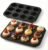2 Pack Muffin Tin & Cupcake Pan Set, 12-Cup Nonstick Cup Cake Pans for Baking, Carbon Steel Muffin Trays, Egg Muffin Maker, Mini Quiche Pan