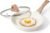 UESLUCK 8 Inch Creamic Non Stick Frying Pan With Lid- Small Creamic Skillet With lid, Egg Pan Non Stick With Cool-Touch Handle, PFAS & PTFE Free, Compatible with All Stovetops