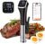 Upgraded 2.4G WiFi Sous Vide Cooker, 1100W Precision Immersion Circulator with ±0.1℉ Temp Control, IPX7 Waterproof, Quiet Operation, LED Display & 4 Safety Protections