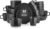 Stone Lain Celina Stoneware 32 Piece Modern Dinnerware Set, Plates and Bowls, Black Matte, Service for 8, Microwave & Dishwasher Safe