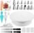 RFAQK 72PCs Cake Decorating Supplies Kit for Beginners – Cake Turntable with 50 Piping Bags, Bags Coupler, 12 Numbered Piping Tips, Offset & Straight Spatula, Icing Scrapper Set for Cake Decoration