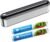 Aluminum Foil & Plastic Wrap Dispenser with Cutter – Magnetic & No-Drill Wall Mount, Stainless Steel Design, Space-Saving Kitchen Organizer for Worktops & Cabinets – Fits 12″ Rolls, Silver