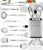 Home Hero 32-Piece Stainless Steel Kitchen Utensil Set – Heat-Resistant Nonstick Silicone Tools – Durable Stainless Steel Cooking Tools – Measuring Cups & Spoons with Holder – 32 Pc, Silver