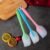 3-Pack Semi-Transparent Silicone Spatula Set – Heat-Resistant Non-Stick Scrapers for Baking, Cooking, and Mixing